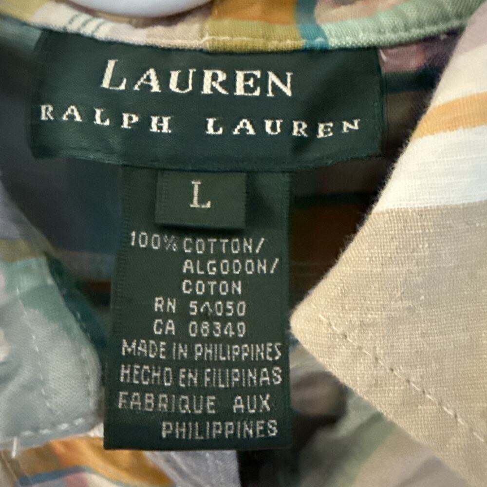 Ralph Lauren Large quilted plaid Dress Women’s Patchwork 100% Cotton - Picture 3 of 5